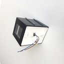 Ver imagem 5 de Arandela Externa 4 Aletas 2 Fachos Abertos Preto Alz35