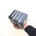 Ver imagem 6 de Arandela Externa 4 Aletas 2 Fachos Abertos Preto Alz35