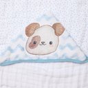 Ver imagem 3 de Toalha de Banho Bebe Soft Papi Amiguinhos: Cachorro Azul