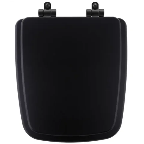 Tampa de Vaso Poliéster Com Fechamento Lento Boss Onix (Preto Fosco) para Louça Incepa com