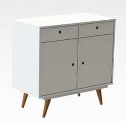 Buffet Aparador 80cm 2 Portas 2 Gavetas Retrô 90 - 3 Buffet Aparador 80cm 2 Portas 2 Gavetas Retrô 90 - 3