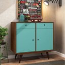 Ver imagem 1 de Balcão Buffet 2 Gavetas e 2 Portas Retrô 90