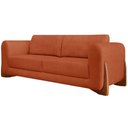 Ver imagem 1 de Sofa Jolie 2 Lugares 180cm Pes Boomerang Linho Boucle 3303 Ezz 3303