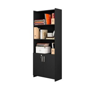 Armário Multiuso Office - 2 Portas 4 Prateleiras Mdf/mdp - Notável