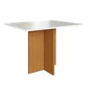 Ver imagem 3 de CONJUNTO DE SALA DE JANTAR PREDILLETA ATENAS 110 CM COM 4 CADEIRAS FREIJÓ/OFF-WHITE ASSENTO PRETO