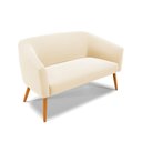 Ver imagem 7 de Kit 01 Namoradeira 02 Lugares E 01 Poltrona Suede Bege