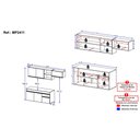 Ver imagem 4 de Cozinha Modulada Compacta Suspensa 220cm Milano Multimóveis MP2411 - Vanilla