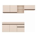 Ver imagem 7 de Cozinha Modulada Compacta Suspensa 220cm Milano Multimóveis MP2411 - Vanilla