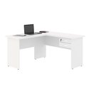 Ver imagem 1 de Mesa em L com Gaveteiro Carper Branco