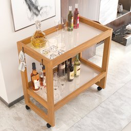 Aparador Buffet Retro Balcão Industrial Cantinho do Café Cor Flex, Preto ou Pérola - 7