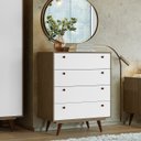 Ver imagem 1 de Cômoda 4 Gavetas Retrô 35