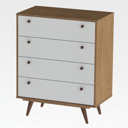 Cômoda 4 Gavetas Retrô 35  - 3