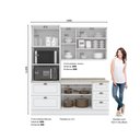 Ver imagem 2 de Cozinha Compacta 3 Peças com Paneleiro Torre Quente Amy Casa 812
