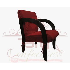 Capa Cadeira de Aproximação:bordô (marsala)