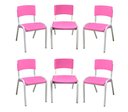 Ver imagem 2 de Kit 6 Cadeiras Iso Infantil Escolar e Creche