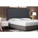 Ver imagem 3 de Cabeceira Queen 1,60m Verona Suede Cinza