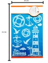 Ver imagem 2 de Adesivo Decorativo Para Box De Banheiro Vidro Janela Espelho Papel de Parede Desenho Farol Ancora Bo