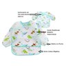 Babador Manga Longa Blw Kit 2unds - Dino e Urso Baby - 2
