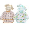 Babador Manga Longa Blw Kit 2unds - Dino e Urso Baby - 3