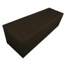 Calçadeira Recamier Baú Solteiro 90cm Juliana Suede Marrom - 1