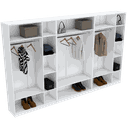 Ver imagem 1 de KIT CLOSET CASAL M11.2020.B (QUARTO, ORGANIZA) MUNDI MOVEIS