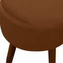 Ver imagem 3 de Puff Banqueta Decorativo Pés Madeira Cobre
