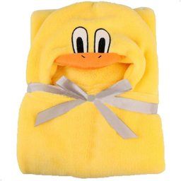 Manta Cobertor Toalha de Banho com Capuz para Bebê Criança Lorben Manto Bichinhos Fleece Macio - 5