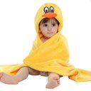 Ver imagem 2 de Manta Cobertor Toalha de Banho com Capuz para Bebê Criança Lorben Manto Bichinhos Fleece Macio