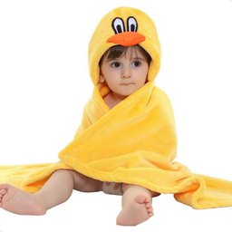 Manta Cobertor Toalha de Banho com Capuz para Bebê Criança Lorben Manto Bichinhos Fleece Macio - 2