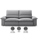 Ver imagem 3 de Sofá Plaza 2,00m Retrátil e Reclinável Velosuede - Netsofas