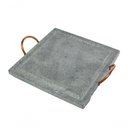 Ver imagem 2 de Grelha / Pedra para Carnes Retangular Pedra Sabão 20 X 30 Cm