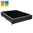 Ver imagem 3 de Cama Box Casal Sintético Sereneprime Cinza 138x188x40