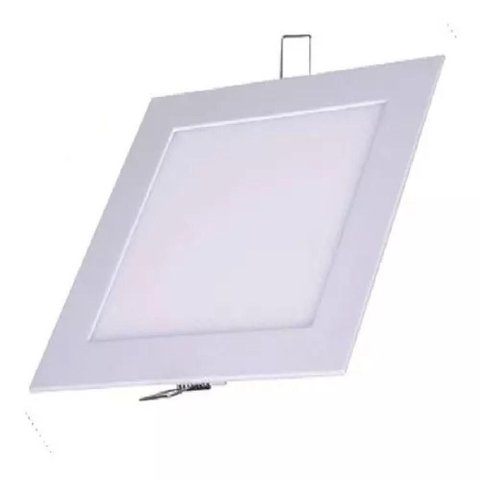Kit 3 Painel Led 29,3x29,3 Redonda Branco Embutir 29,4x29,4 24w 6500k Foxlux