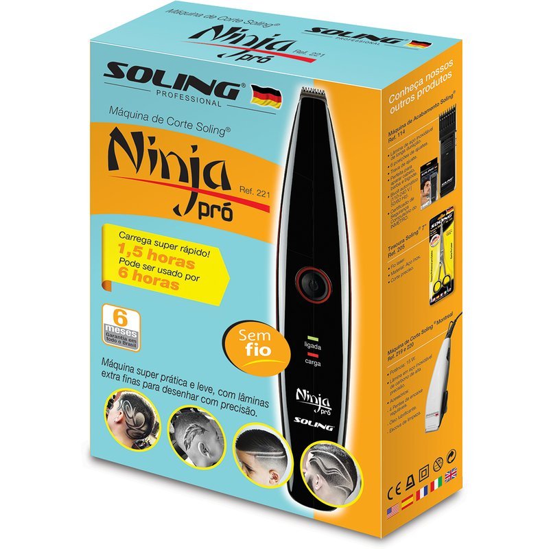 Máquina de Acabamento Uso Profissional Ninja Pró - Soling - 3