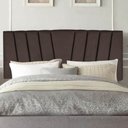 Ver imagem 1 de Painel Estofada Bélgica 140cm Casal Para Cama Box Quarto Corino Marrom - Gat Magazine