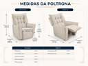 Ver imagem 6 de Poltrona do Papai Massageadora Reclinável Estofada Conforto Preto