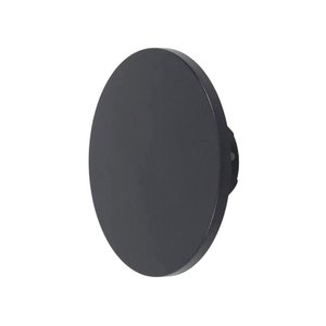 Arandela Eclipse Preta Led Facho Indireto 16cm 12w 3000k