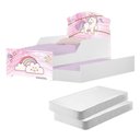 Ver imagem 1 de Bicama Infantil Uly Unicórnio Rosa com Colchões