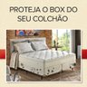 Kit Atacado 3pçs para Revenda Solteiro Saia Fit Box Liso Branco Sul Brasil Fit Box Vivaldi - 2