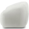 Poltrona Decorativa Orgânica para Sala Living Emery M05 Bouclê Creme - Lyam Decor - 5