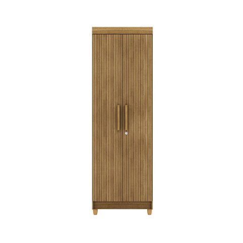 Armário Multiuso 60cm Sapateira 2 Portas 6 Prateleiras Ivo V01 - D'rossi