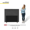 Ver imagem 4 de Cabeceira Cama Box Casal Lisboa 140cm Suede Cinza - Desk Design