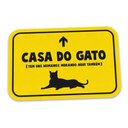 Ver imagem 1 de Tapete Porta Divertido Casa do Gato Capacho