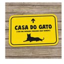 Ver imagem 2 de Tapete Porta Divertido Casa do Gato Capacho