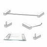 Kit de Acessórios para Banheiro Aço Inox 5 Peças 302vip - 5