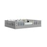 Cama Casal Montessoriana Helo Cinza Acompanha Luminária Led - 1