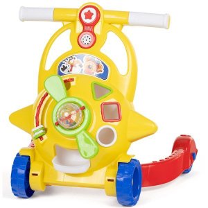 Andador Bebe Aviador Amarelo Tateti