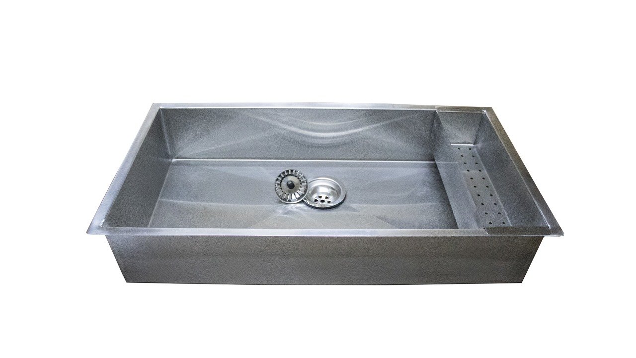 Cuba Para Pia Cozinha Válvula Inox Cesto Escorredor Funcional Gourmet Acessórios - 2