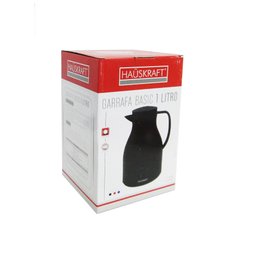 Garrafa Térmica Basic Preta Hauskraft 1L - 2