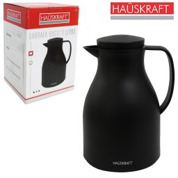 Garrafa Térmica Basic Preta Hauskraft 1L - 1
